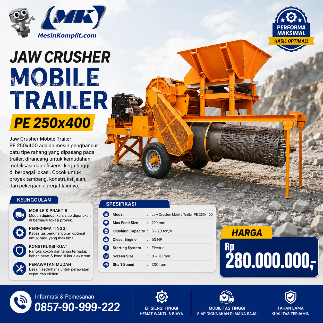 Jaw Crusher Rotary Screen...